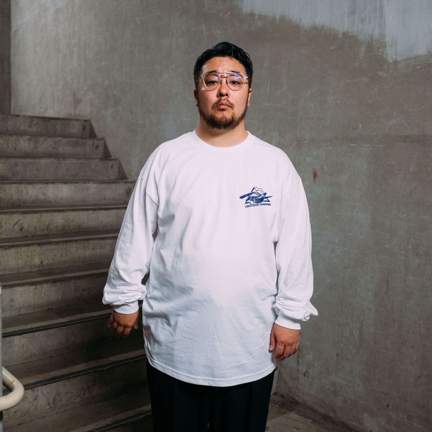 YES SHOP LS TEE(NAKAMICHI.st)